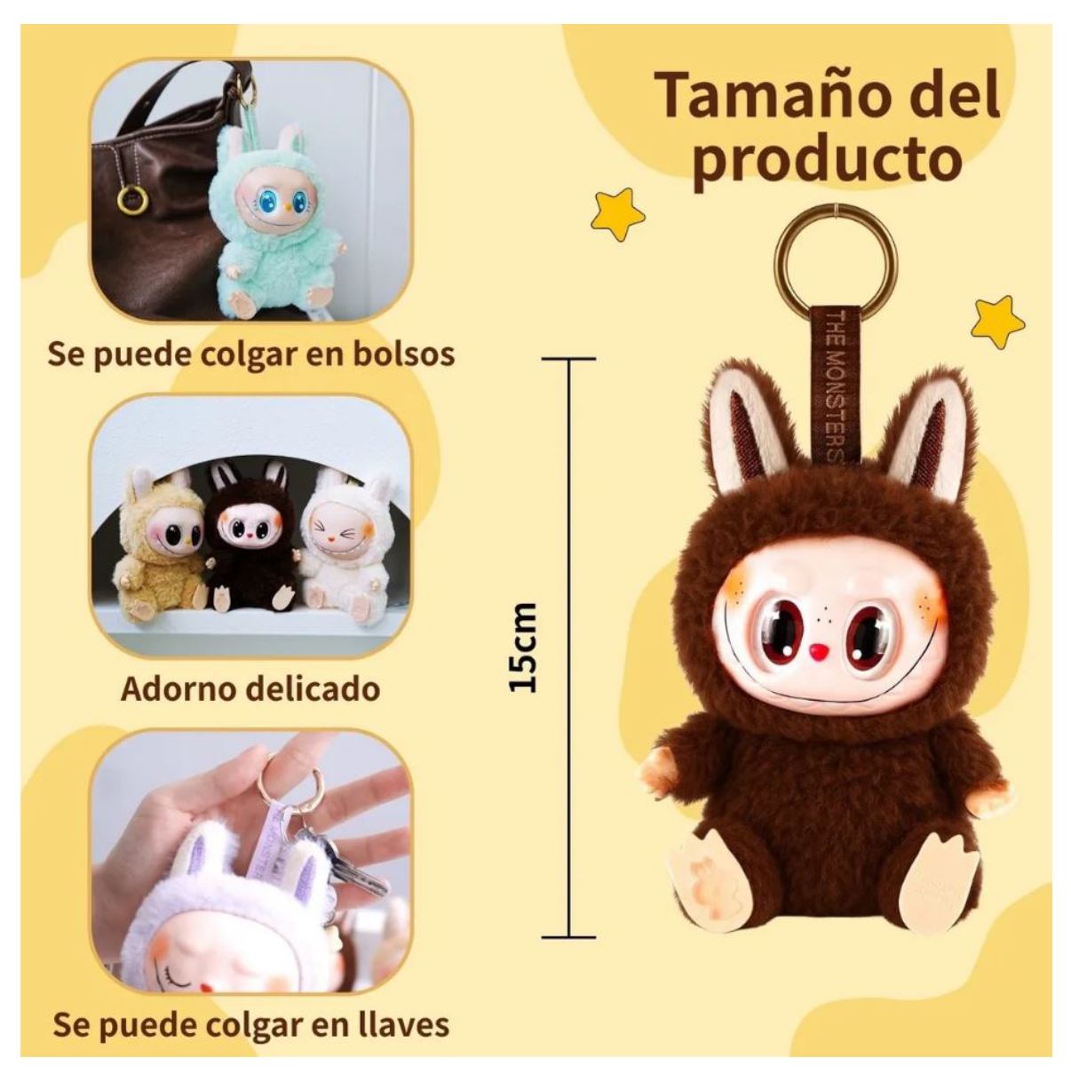 Miniatura 2 de Labubu Monsters Sorpresa Muñeco Llavero